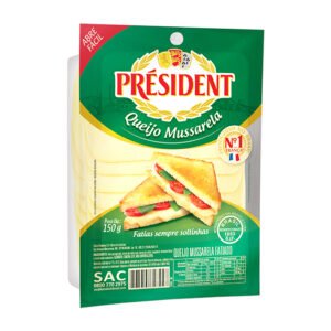 QUEIJO MUSSAR FATIADO 150G PRESIDENT