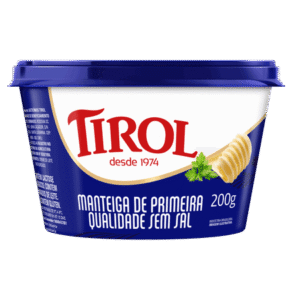 MANTEIGA 200GR EXTRA SEM SAL TIROL