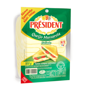 QUEIJO MUSSARELA PRESIDENT 300G