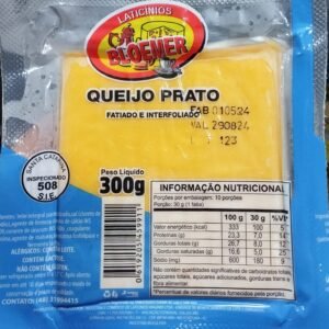 QUEIJO PRATO FAT. 300 GR BLOEMER