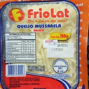 QUEIJO RALADO MUSSARELA 150G FRIOLAT