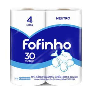 PAPEL HIGIÊNICO FOFINHO 4 ROLOS