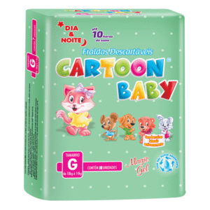 FRALDA DESCARTÁVEL INFANTIL CARTOON BABY G 18UN