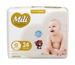 MILI FRALDA LOVE&CARE JUMBO G 24UN