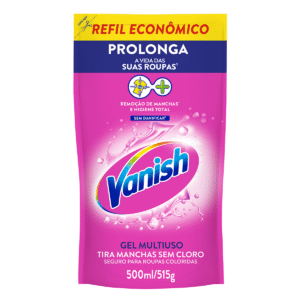 TIRA-MANCHAS GEL MULTIUSO VANISH SACHÊ 500ML