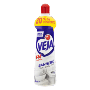 DESINFETANTE BANHEIRO TIRA-LIMO VEJA X-14 SQUEEZE 500ML