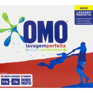 LAVA ROUPAS EM PÓ LAVAGEM PERFEITA OMO 1,6KG