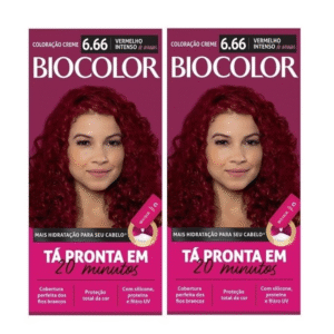 TINTURA BIOCOLOR 6.66 VERMELHO INTENSO