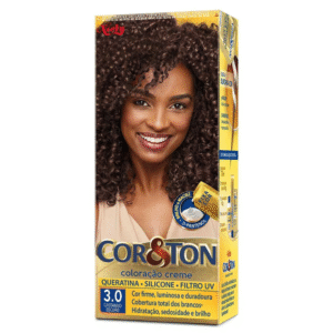 TINTURA COR & TON 3.0 CASTANHO ESCURO