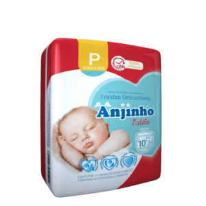 FRALDA ANJINHO ESTILO P C/10 UN