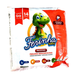 FRALDA FERINHA BABY DESCARTAVEL GG 14 UN