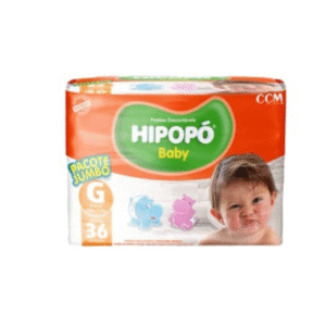 FRALDA INFANTIL HIPOPO JUMBO GRANDE 36 UN