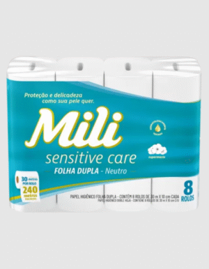 PAPEL HIG MILI C/8 FOLHA DUPLA