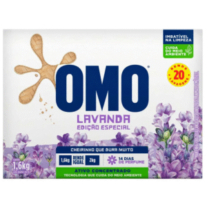 LAVA-ROUPAS EM PÓ OMO LAVANDA 1.6KG