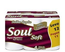 PAPEL HIGIENICO SOUL SOFT 12X30M