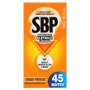 REPELENTE LÍQUIDO ELÉTRICO SBP CAIXA 35ML REFIL