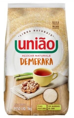 AÇÚCAR DEMERARA UNIÃO NATURAIS PACOTE 1KG
