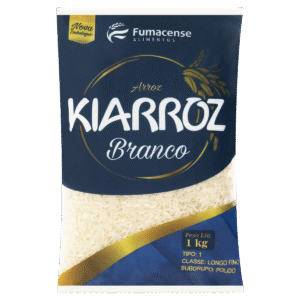 ARROZ BRANCO TIPO 1 KIARROZ PACOTE 1KG