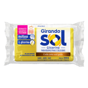 SABÃO BARRA GLIC. MULTIUSO GIRANDO SOL 200G