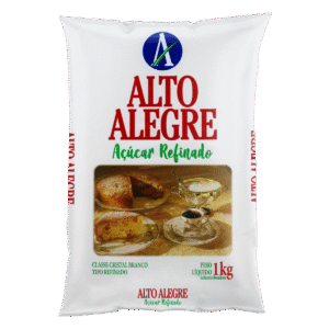 AÇÚCAR REFINADO ALTO ALEGRE PACOTE 1KG
