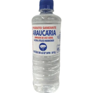 ÁLCOOL ETÍLICO HIDRATADO 92% INPM ARAUCÁRIA 500ML