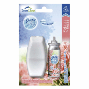 PURO AR ACQUA REFIL+APARELHO BASTON 12ML PÉTALAS DE ROSAS