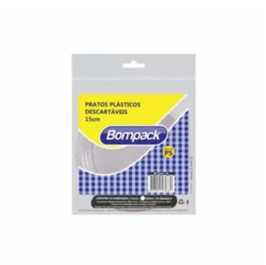 PRATO DESC BOMPACK 15CM 10UN