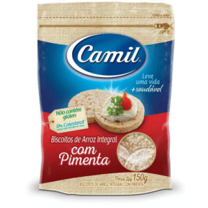 BISC.DE ARROZ INT. C PIMENTA CAMIL 150G