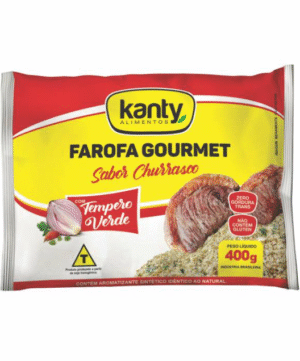 FAROFA GOURMET CHURRASCO TEMP 400G KANTY