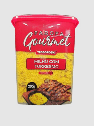 FAROFA MILHO COM CEBOLA/ALHO GOURMET POTE 300G TEODOROSKI