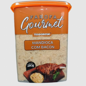 FAROFA MANDIOCA COM BACON GOURMET POTE 280G TEODOROSKI