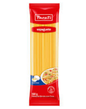 MASSA COM OVOS ESPAGUETE PARATI 500G
