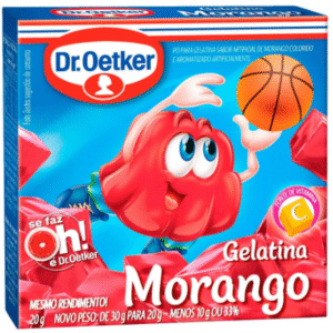 GELATINA MORANGO 20G DR.OETKER