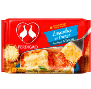 LASANHA FRANGO C/ BACON PERDIGAO 600G