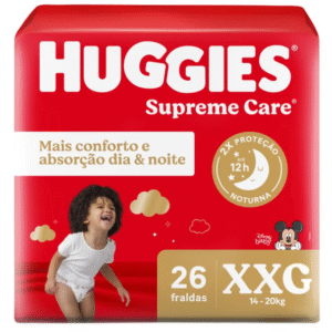 FRALDA HUGGIES SUPREME CARE XXG 26 UN
