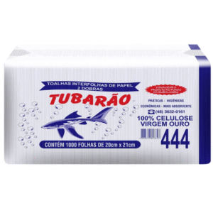 PAPEL TOALHA INTERFOLHA TUBARAO PREMIUM CEL VIRG 20X21 C/1000