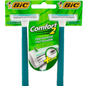 AP BARBA BIC COMFORT TWIN C/2 PELE SENSILVEL
