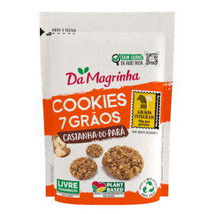 COOKIES CASTANHA INT. 7 GRAOS 150G DAMAGRINHA