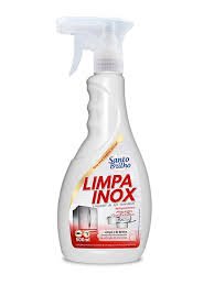 LIMPA INOX SPRAY 500ML SANTO BRILHO
