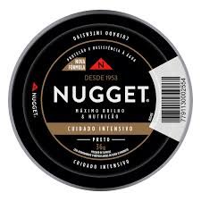 POLIDOR DE SAPATO PASTA PRETO NUGGET LATA 36G