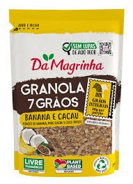 GRANOLA 7 GRAOS 250G  DA MAGRINHA BANANA E CACAU