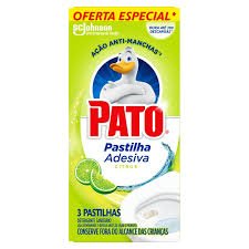 DETERGENTE SANITÁRIO PASTILHA ADESIVA CITRUS PATO 3UN