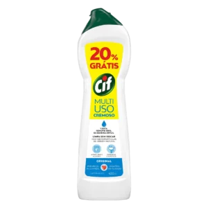 SAPONÁCEO CREMOSO CIF LIMPEZA PROFUNDA LV 450ML PG 360ML