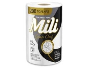 TOALHA DE PAPEL MILI GRAN CHEF 200FLS 12X1X200