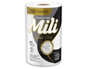 TOALHA DE PAPEL MILI GRAN CHEF 200FLS 12X1X200