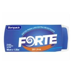 SACO DE LIXO BOMPACK 200LT FORTE REFORCADO PRETO