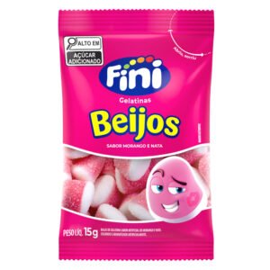 FINI BEIJOS DE MORANGO 15G