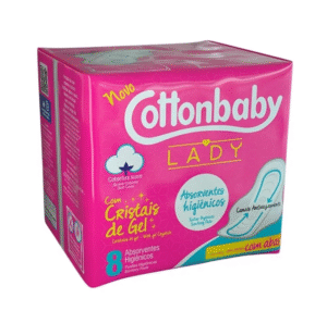 COTTONBABY LADY GEL C/8 C/ABAS