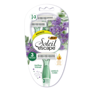 DEPILADOR BIC SOLEIL ESCAPE LAVANDA/EUCALIPTO C/3