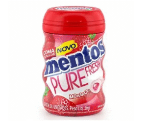 MENTOS PURE FRESH 56G MORANGO